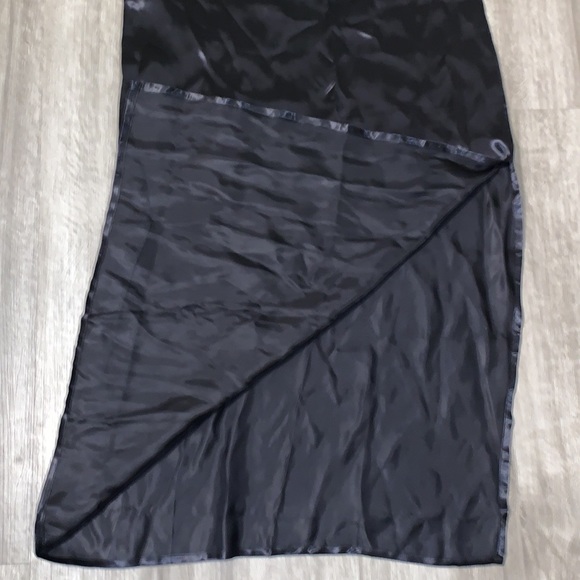 Maje Ryck velvet and satin navy slip dress - Picture 8 of 13